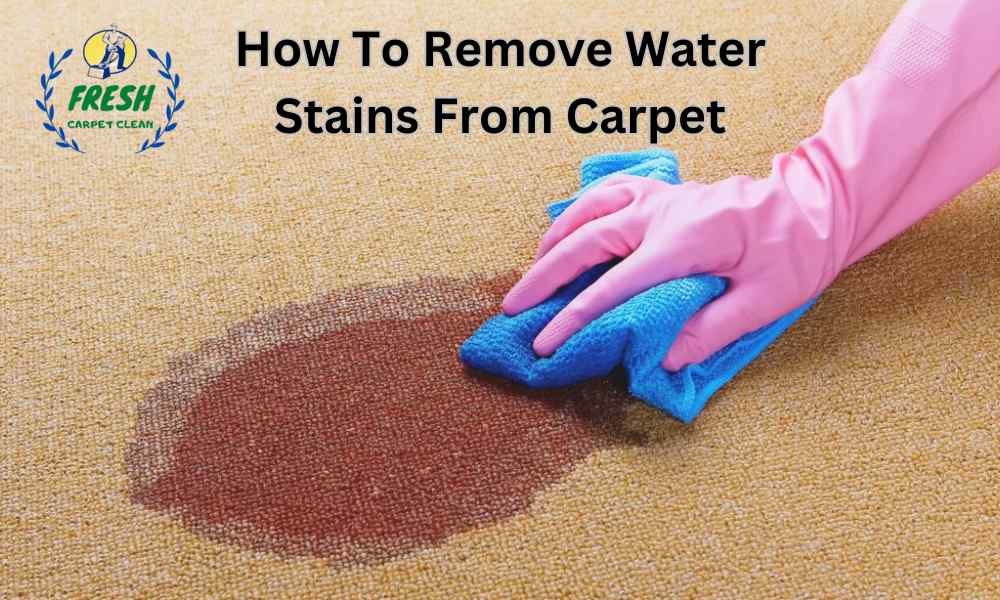 How To Remove Water Stains From Carpet